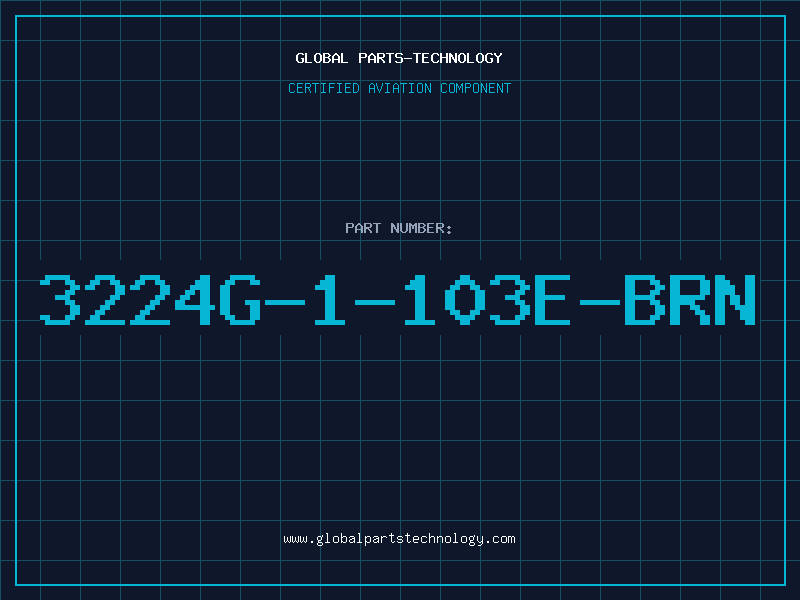 Aviation Part 3224G-1-103E-BRN