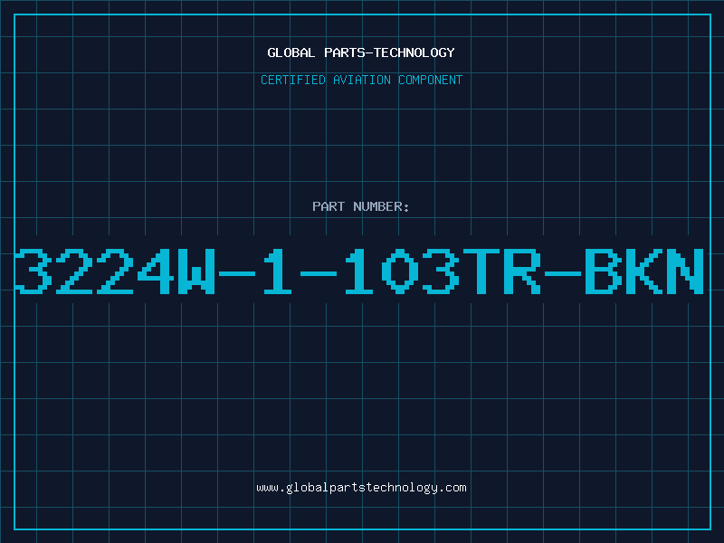 Aviation Part 3224W-1-103TR-BKN