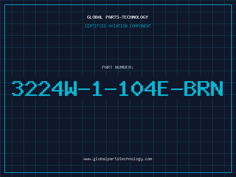Aviation Part 3224W-1-104E-BRN