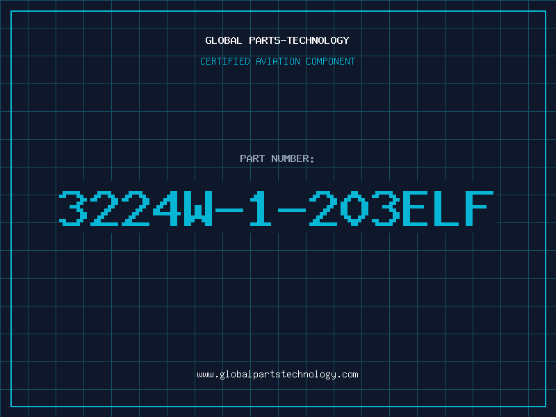 Aviation Part 3224W-1-203ELF