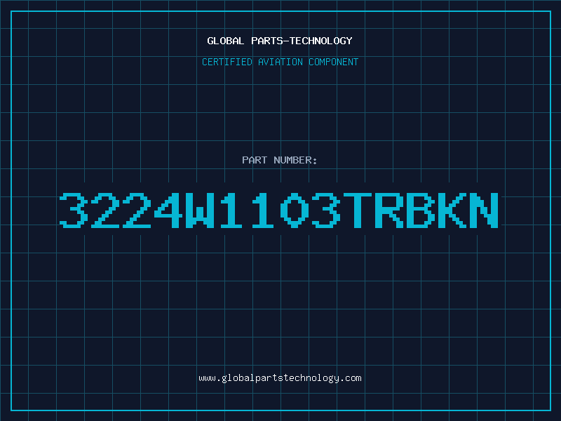 Aviation Part 3224W1103TRBKN