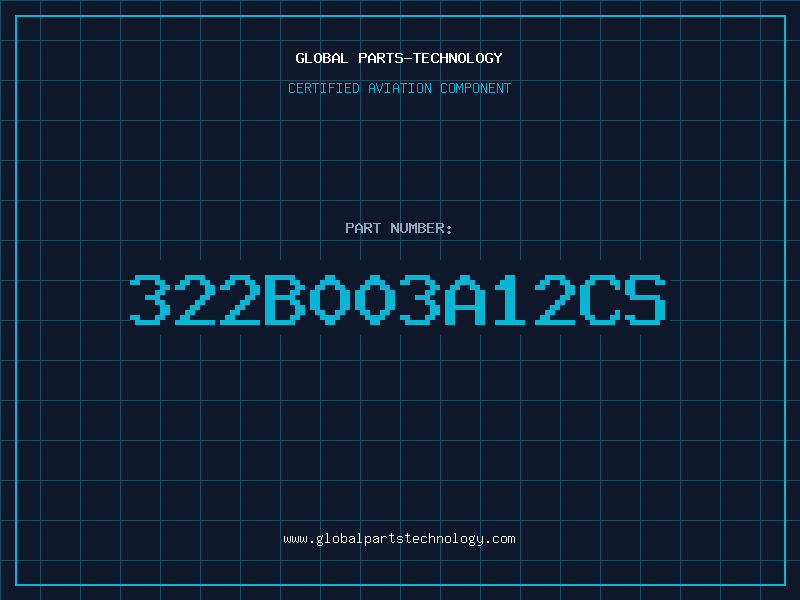 Aviation Part 322B003A12CS