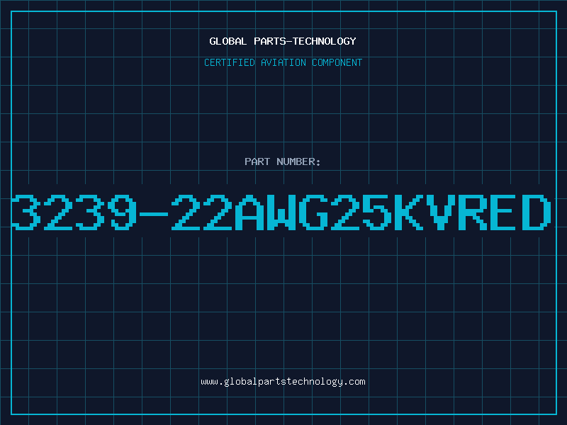 Aviation Part 3239-22AWG25KVRED