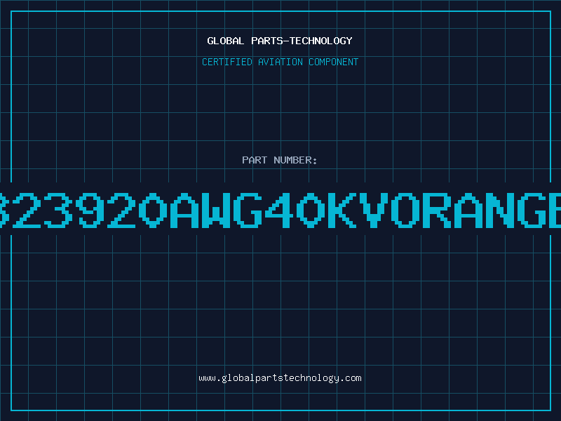 Aviation Part 323920AWG40KVORANGE