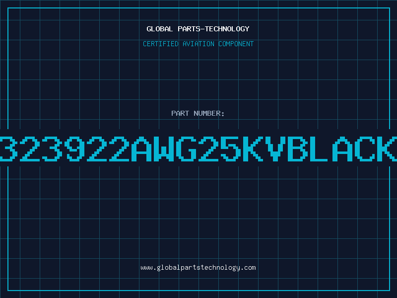 Aviation Part 323922AWG25KVBLACK