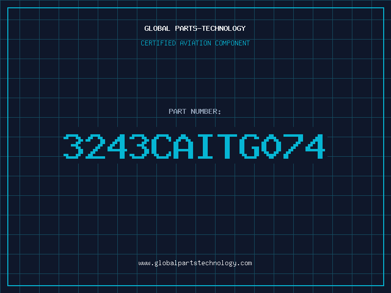 Aviation Part 3243CAITG074