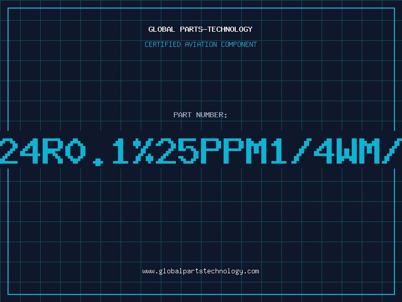 Aviation Part 324R0.1%25PPM1/4WM/F