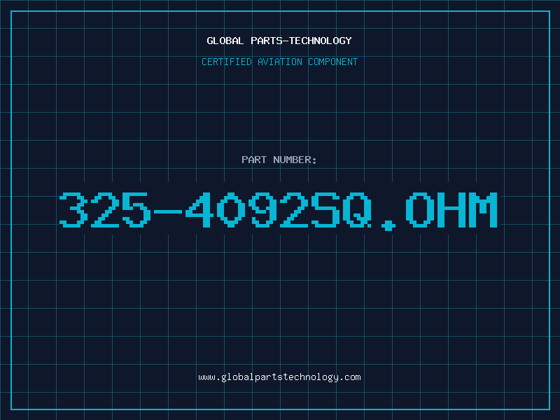 Aviation Part 325-4092SQ.OHM