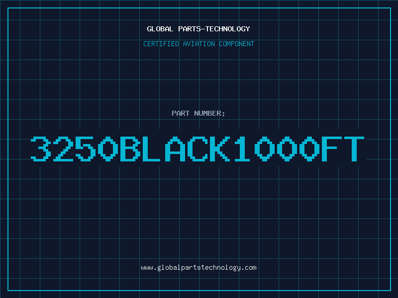 Aviation Part 3250BLACK1000FT