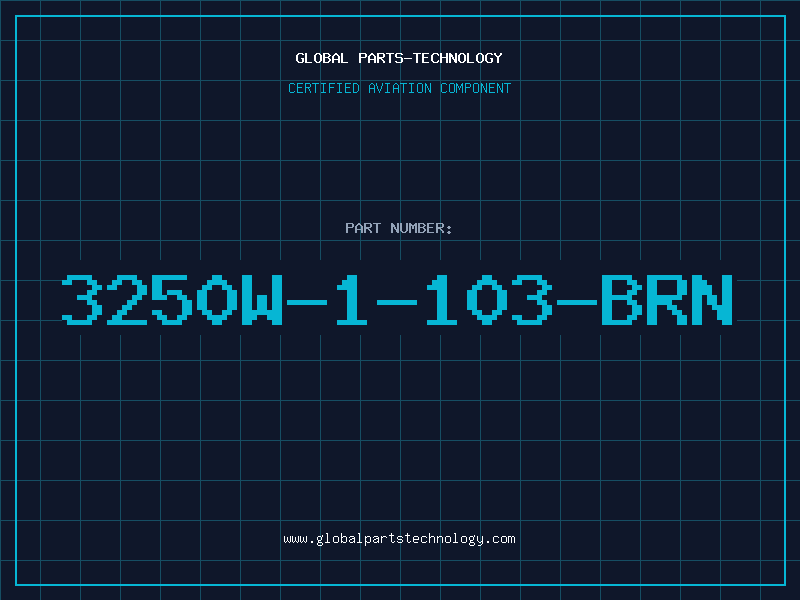 Aviation Part 3250W-1-103-BRN