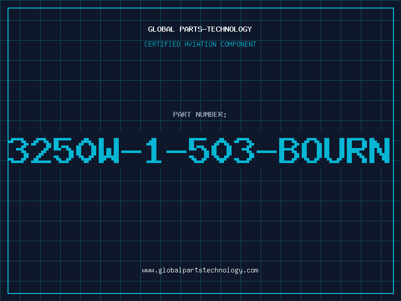 Aviation Part 3250W-1-503-BOURN