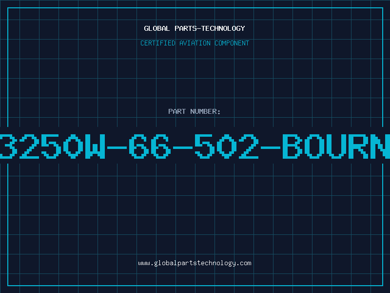 Aviation Part 3250W-66-502-BOURN