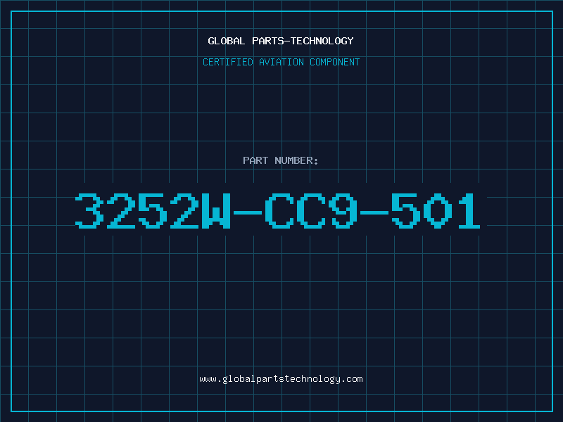 Aviation Part 3252W-CC9-501