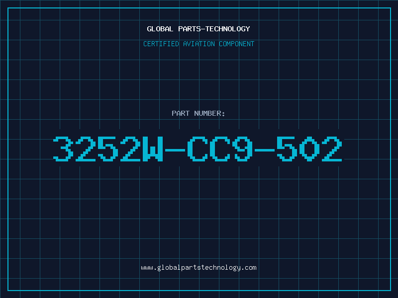 Aviation Part 3252W-CC9-502