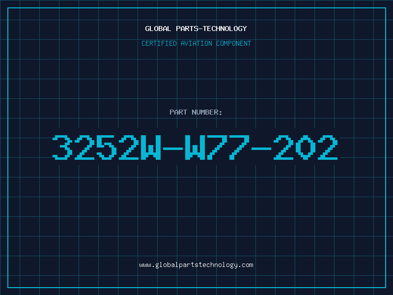 Aviation Part 3252W-W77-202