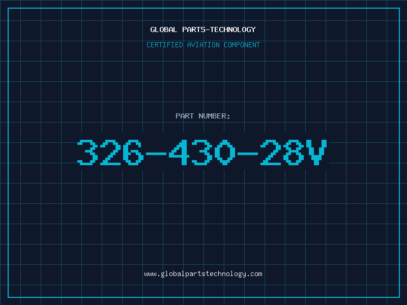 Aviation Part 326-430-28V