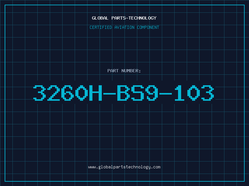 Aviation Part 3260H-BS9-103