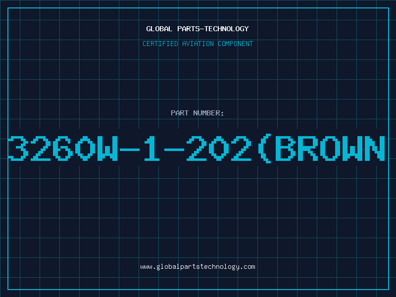 Aviation Part 3260W-1-202(BROWN