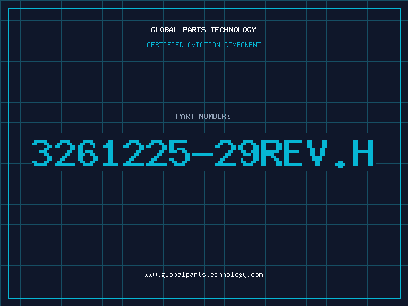 Aviation Part 3261225-29REV.H
