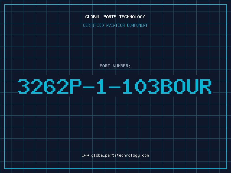 Aviation Part 3262P-1-103BOUR