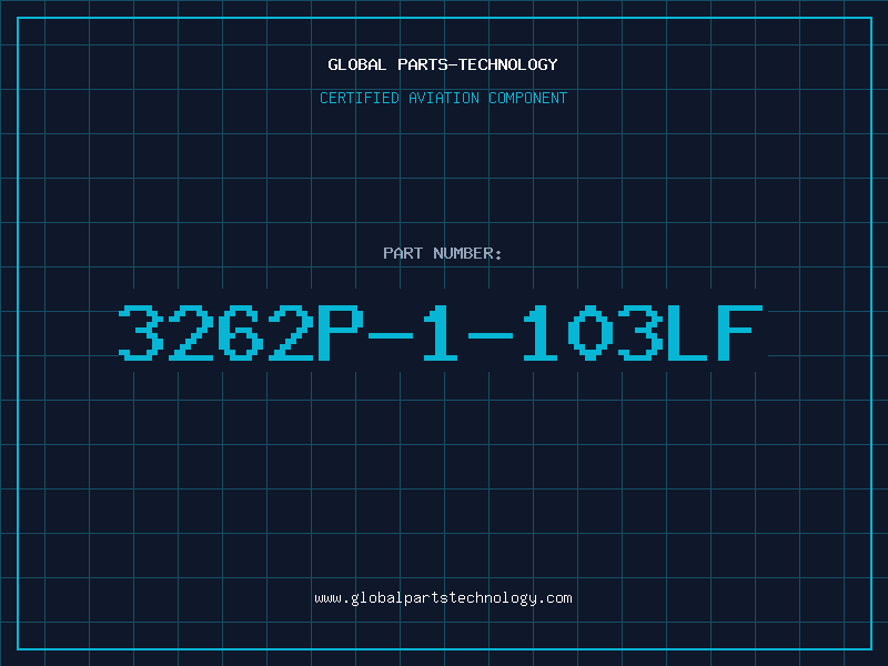 Aviation Part 3262P-1-103LF
