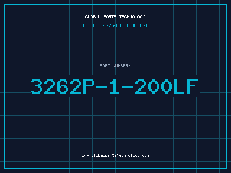 Aviation Part 3262P-1-200LF