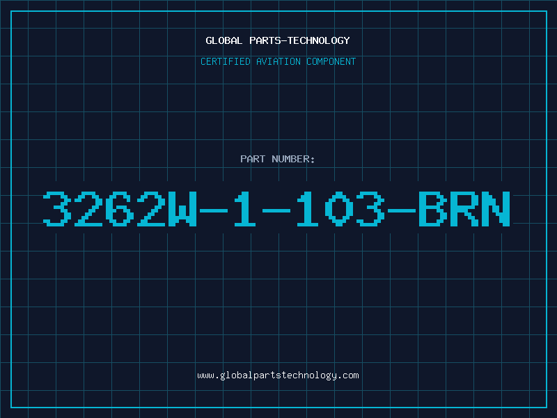 Aviation Part 3262W-1-103-BRN