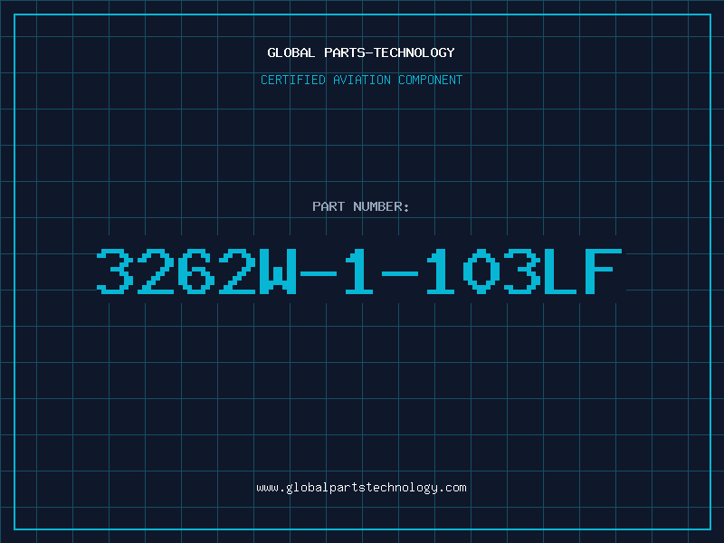 Aviation Part 3262W-1-103LF