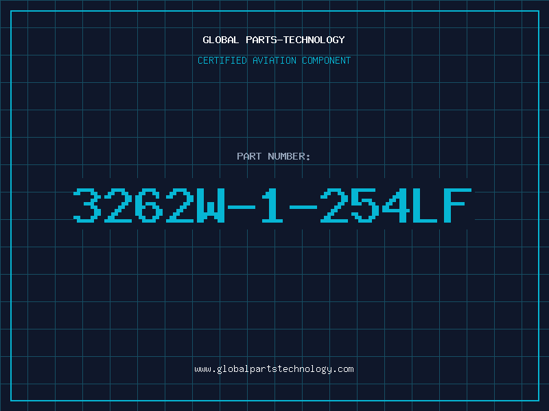Aviation Part 3262W-1-254LF