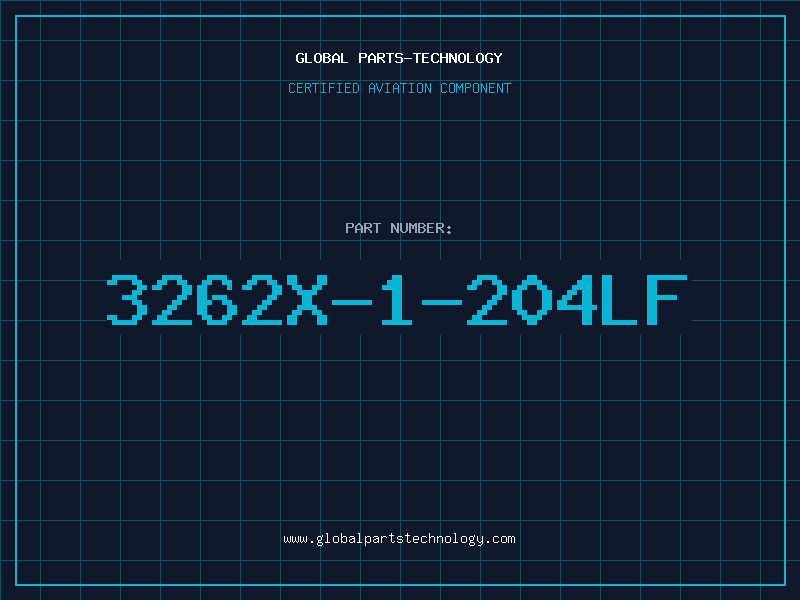 Aviation Part 3262X-1-204LF