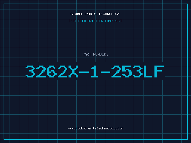 Aviation Part 3262X-1-253LF