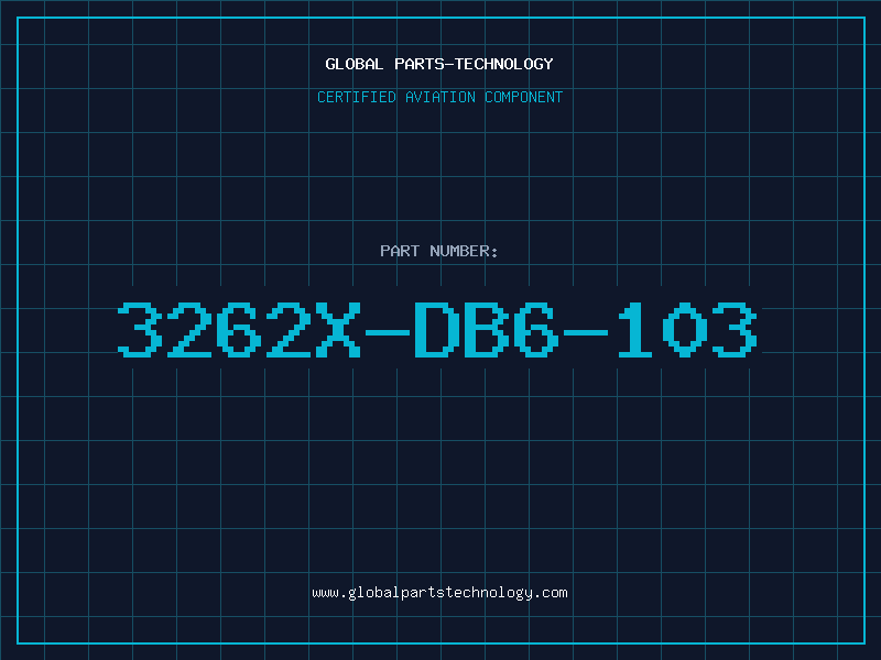 Aviation Part 3262X-DB6-103
