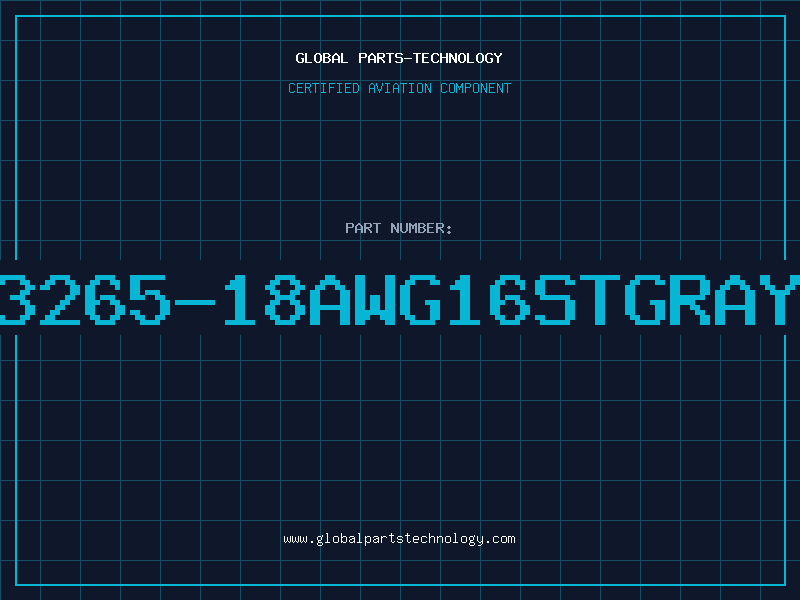 Aviation Part 3265-18AWG16STGRAY