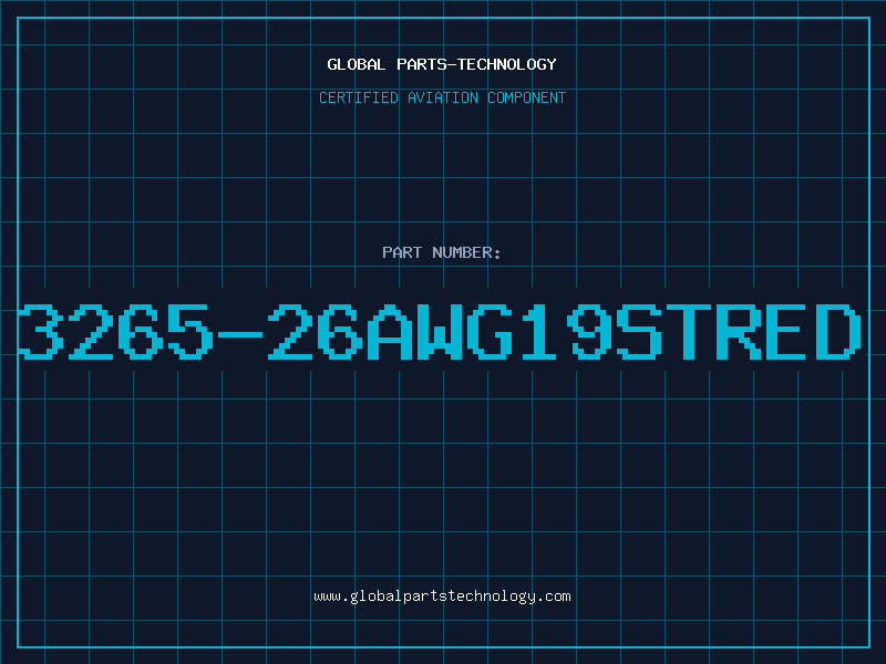 Aviation Part 3265-26AWG19STRED
