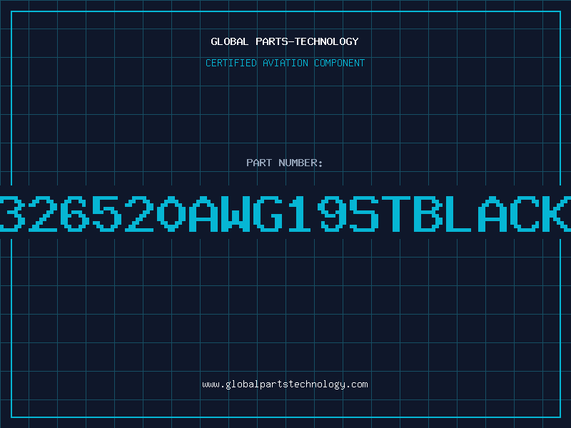 Aviation Part 326520AWG19STBLACK