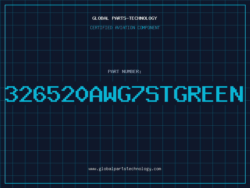 Aviation Part 326520AWG7STGREEN