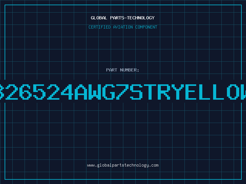 Aviation Part 326524AWG7STRYELLOW