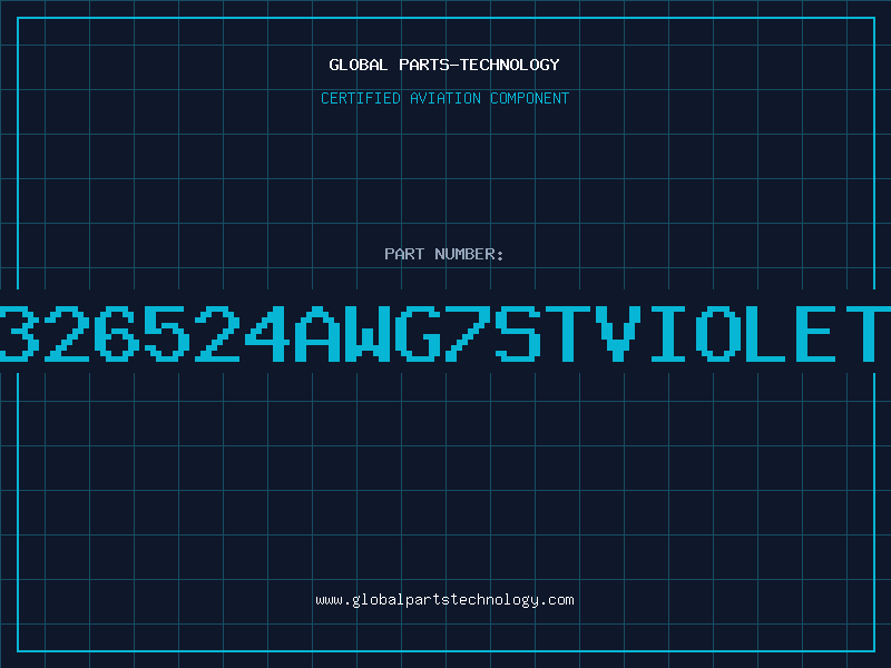 Aviation Part 326524AWG7STVIOLET