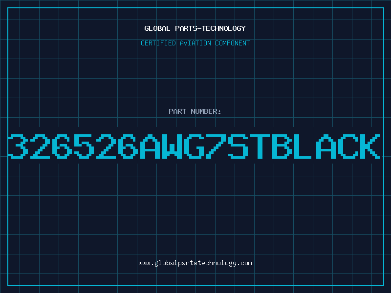 Aviation Part 326526AWG7STBLACK