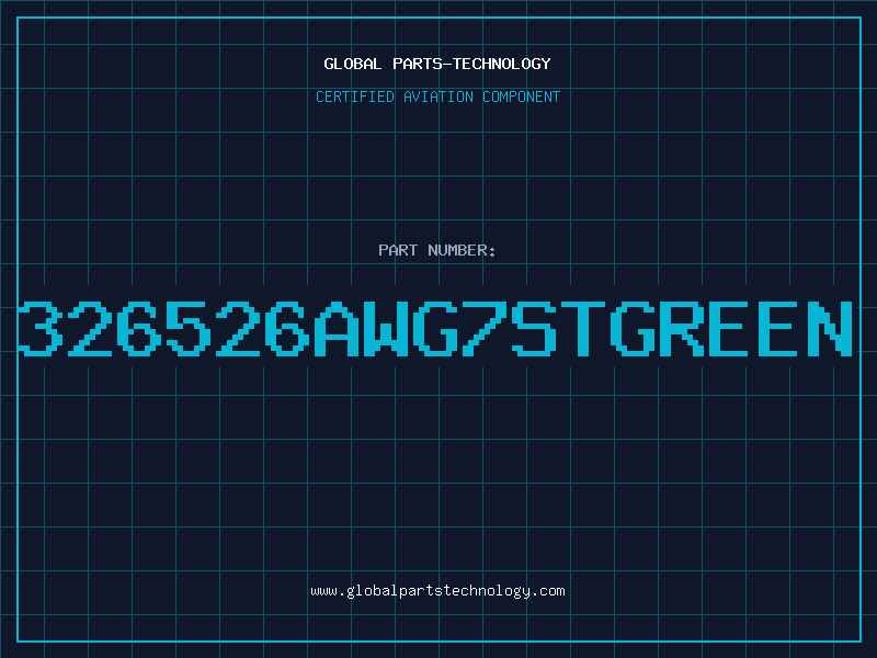 Aviation Part 326526AWG7STGREEN