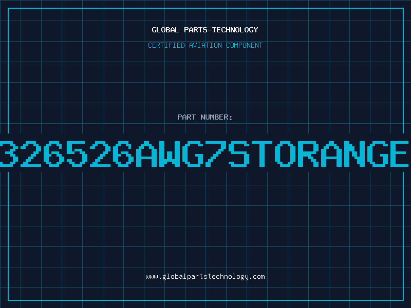 Aviation Part 326526AWG7STORANGE