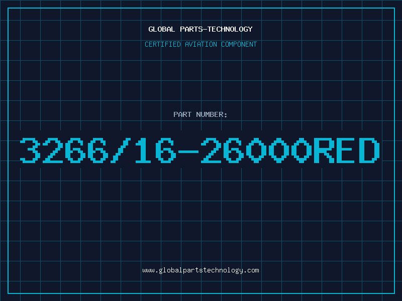 Aviation Part 3266/16-26000RED