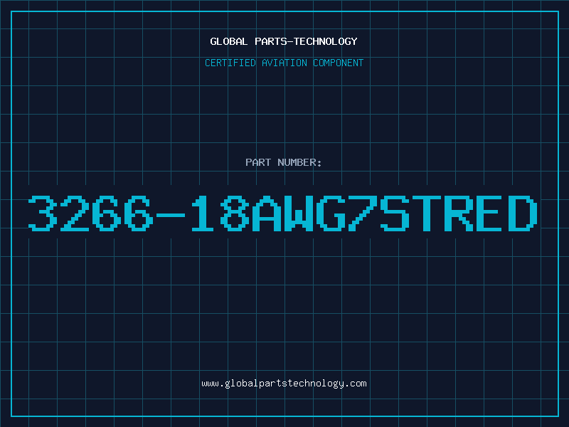 Aviation Part 3266-18AWG7STRED
