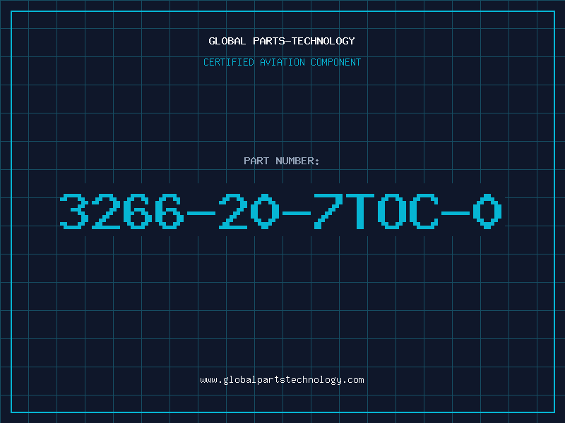 Aviation Part 3266-20-7TOC-0