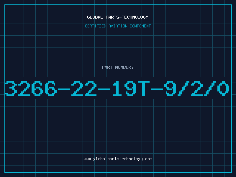 Aviation Part 3266-22-19T-9/2/0