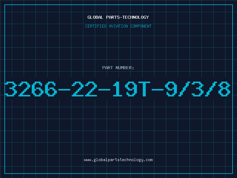 Aviation Part 3266-22-19T-9/3/8