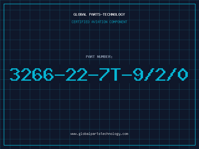 Aviation Part 3266-22-7T-9/2/0