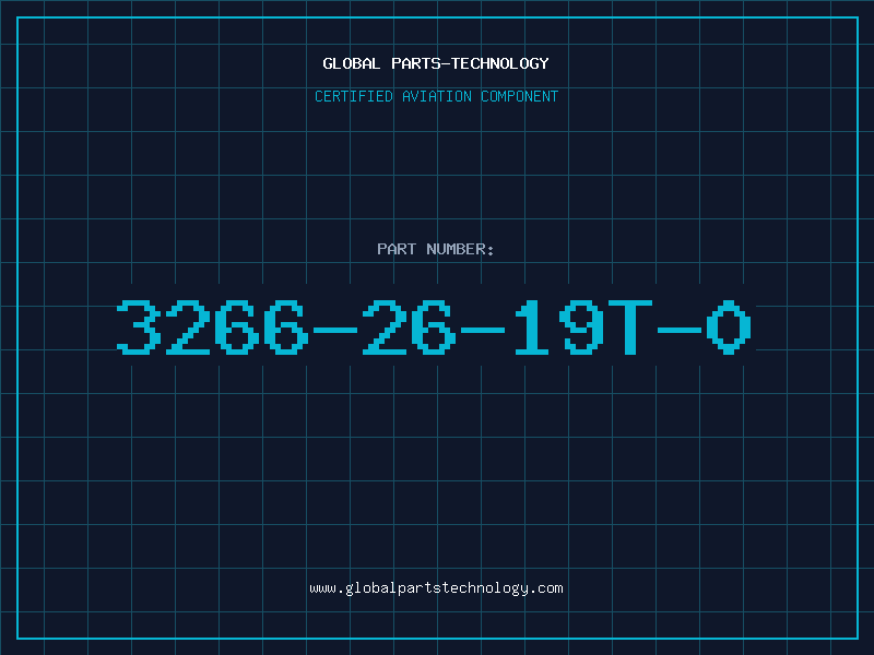 Aviation Part 3266-26-19T-0