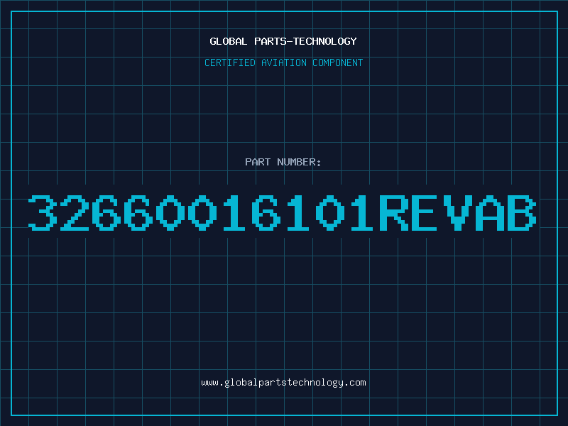 Aviation Part 32660016101REVAB
