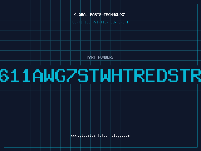 Aviation Part 326611AWG7STWHTREDSTRIPE